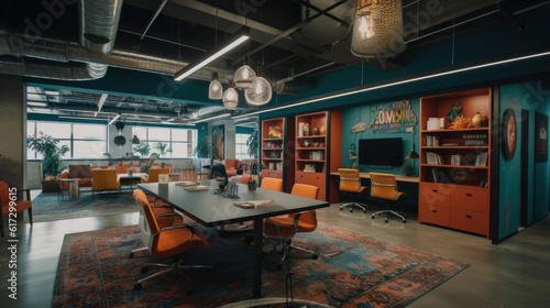 a modern office that invites you to work and creates a comfortable feeling