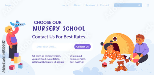 Choose our nursery school contact us for rates