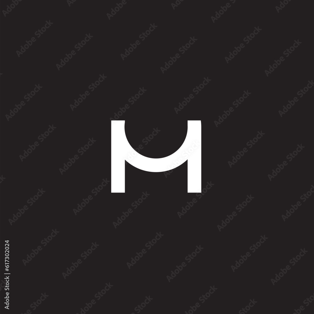 Obraz premium Luxury letter M abstract Logo for sale. Easy to apply in various media. Suitable for all kinds of professional industries related to hospitality, real estate, fashion, sports, technology or any other 