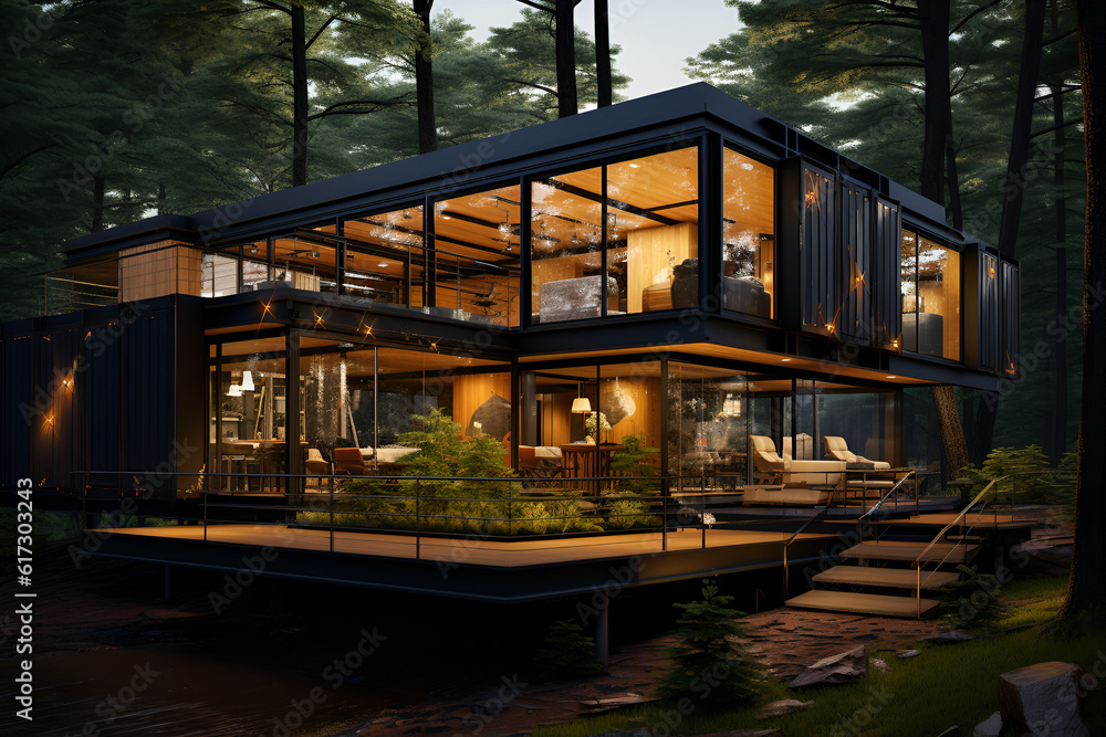 forest modern house