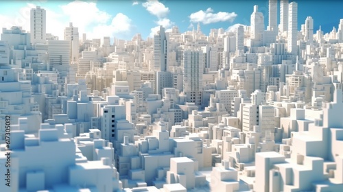 A cityscape background  Generative AI