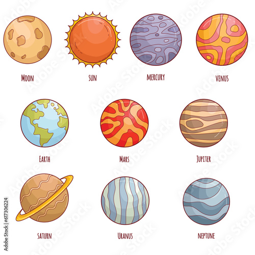planet collection the solar system