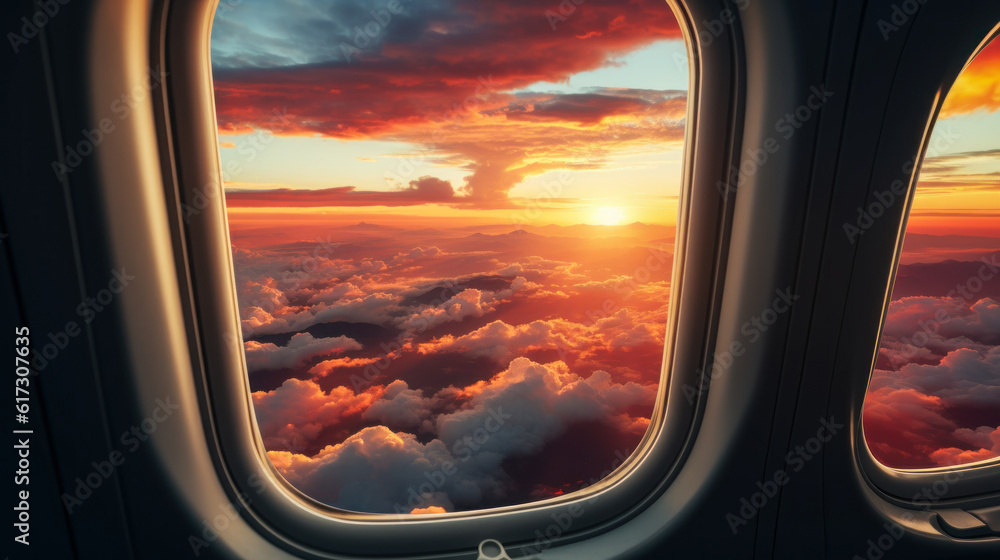 window view of an airplane window view of an airplane