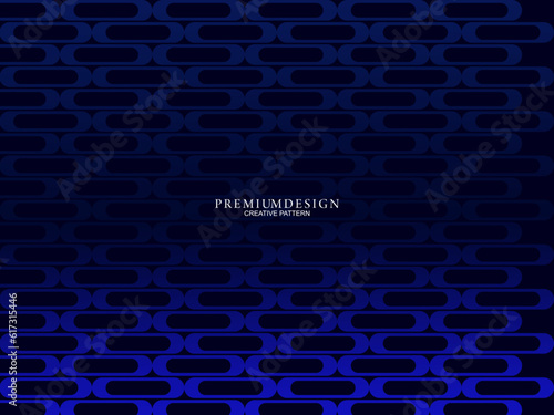 Premium background design with diagonal dark blue stripe pattern. Vector horizontal template for digital lux business banner, contemporary formal invitation, luxury voucher, prestigious gift certifica