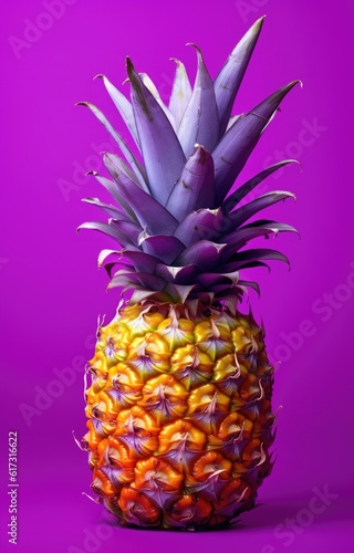 pinapple purple background