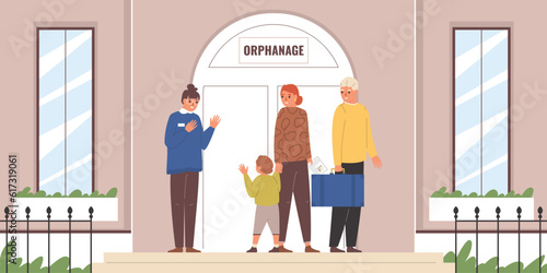Adopted Child Illustration
