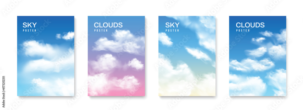 Sky Clouds Poster Set