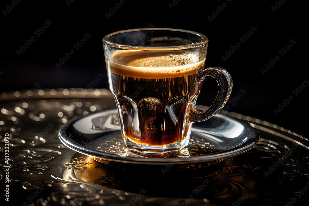 Gorgeous Photo of Espresso: A Shot of Strong, Concentrated Coffee Gorgeous Photo of Espresso: A Shot of Strong, Concentrated Coffee