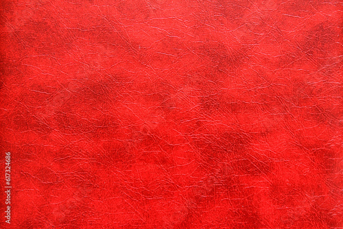 Tło z czerwonego skórzanego materiału