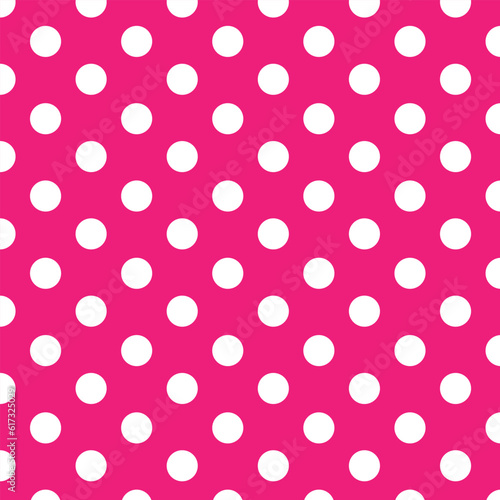 pink polka dots pattern
