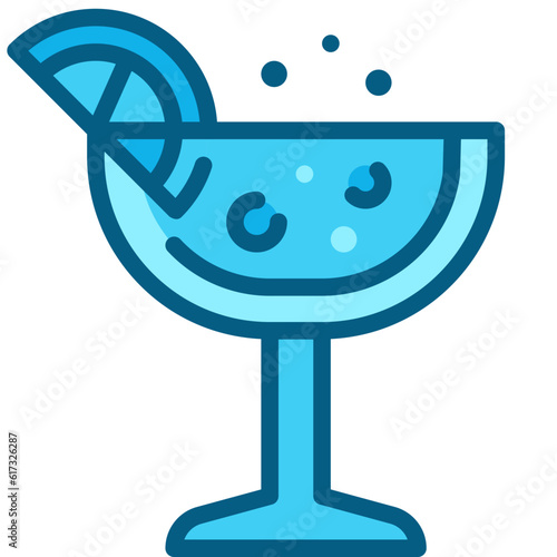 mocktail two tone icon