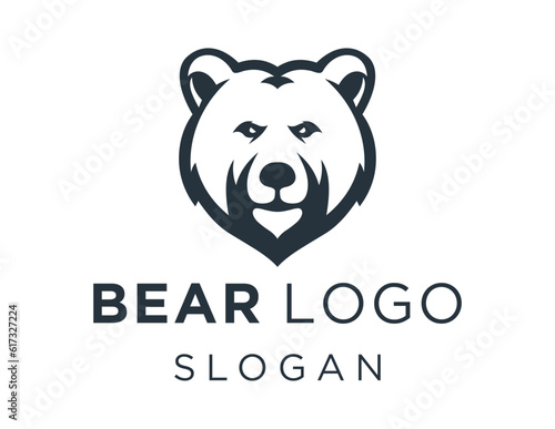 Logo about Bear on a white background. created using the CorelDraw application.