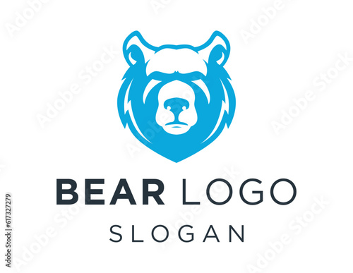 Logo about Bear on a white background. created using the CorelDraw application.
