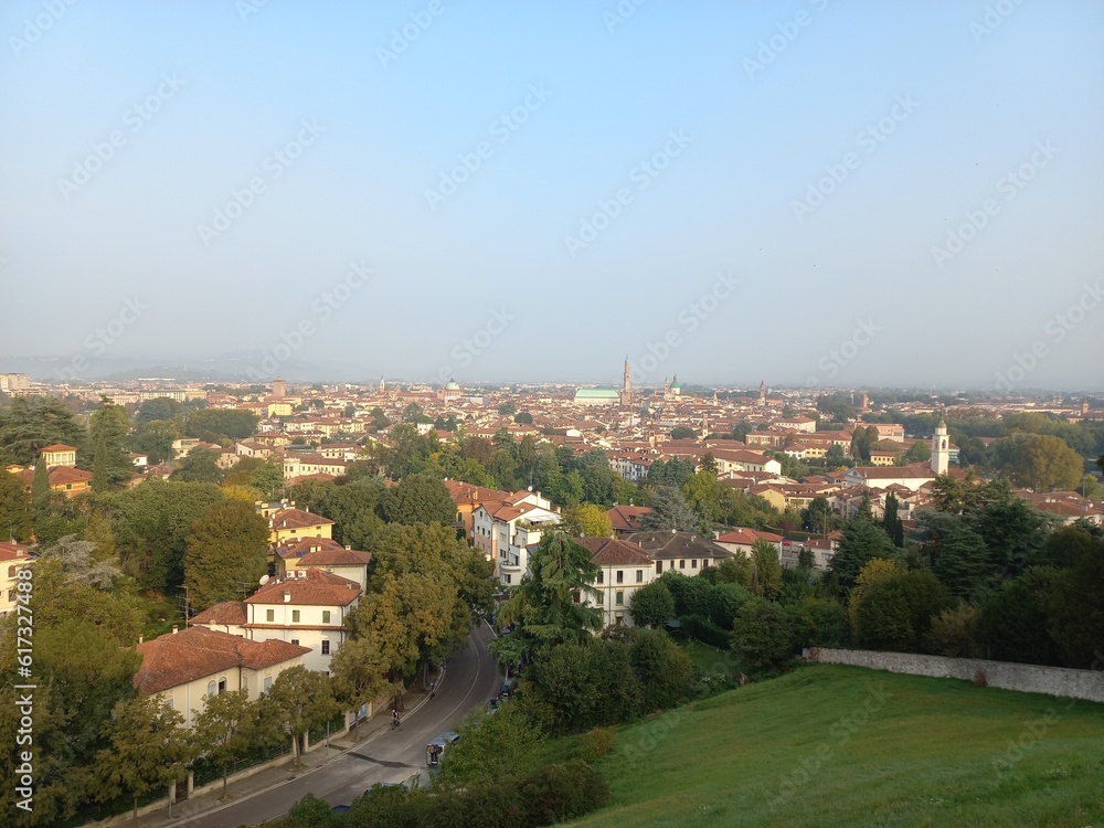 panorama di Vicenza, Veneto, Italia
