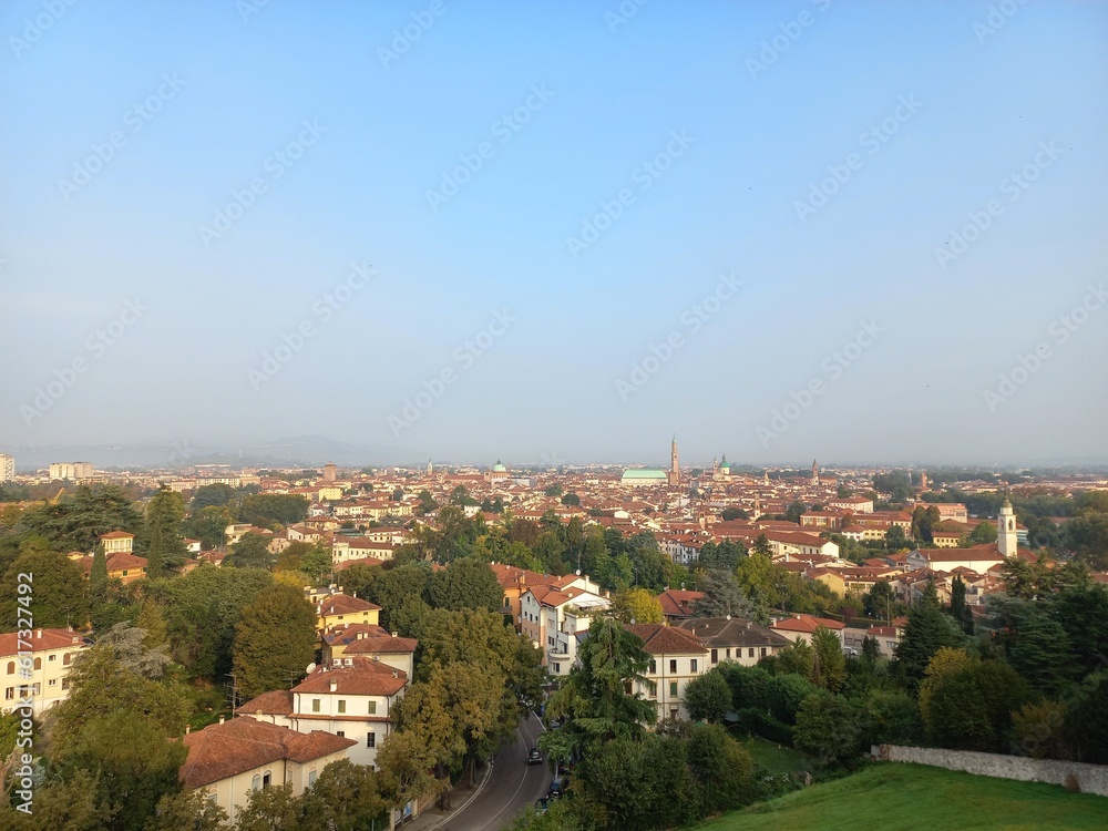 panorama di Vicenza, Veneto, Italia
