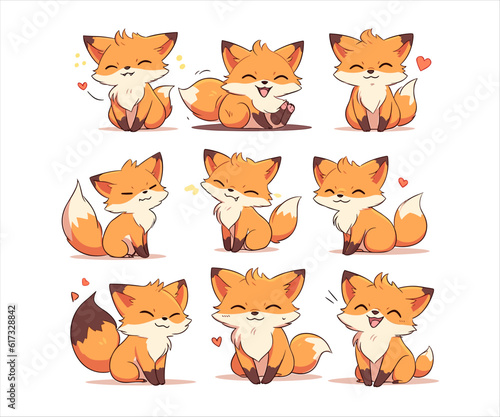 fox mascot illustration