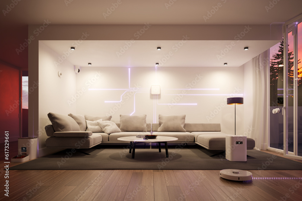 Smart Home Central HUB with Multiple Devices Connected