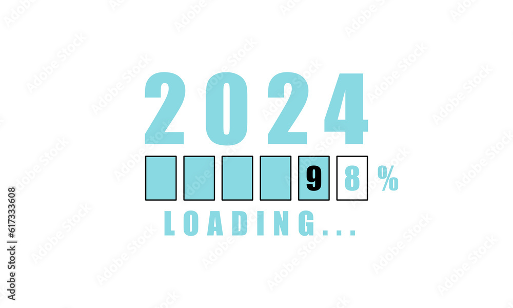 We look forward to 2024 and hope for stability. Soon the New Year. Loading 98 percent.