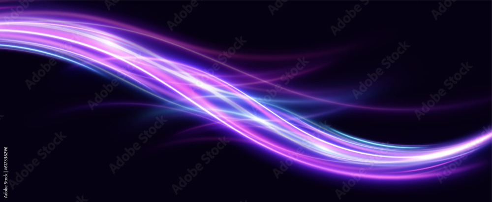 neural network.Neon speed lines. Dynamic light motion traces. Light trace wave, trace line. neural network.Neon speed lines. Dynamic light motion traces. Light trace wave, trace line.