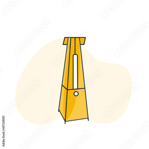 Patio heater, outdoor heater, patio heating, gas patio heaters, propane patio heaters, icon design.