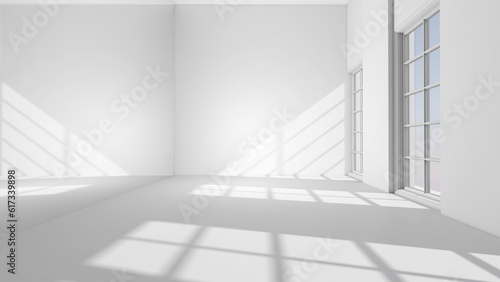 Room interior with Wall Background. 3D rendering  3D illustration