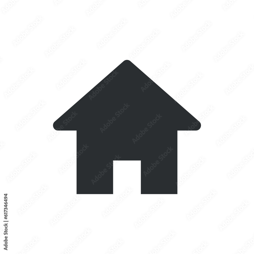 House vector flat icon for websites and graphic resources. House vector flat icon for websites and graphic resources.