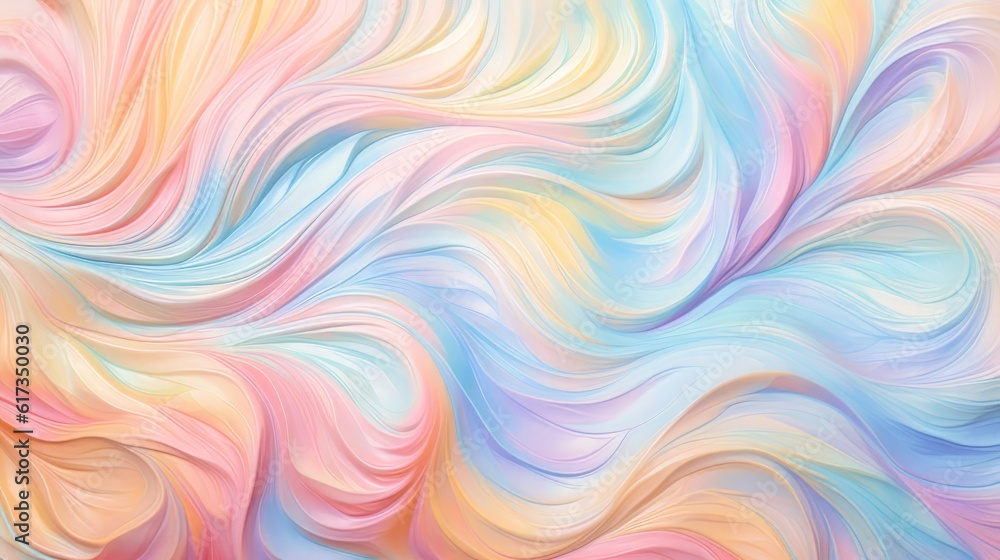 Soft pastel multicolors on a subtle abstract background. Colors in a gradient. To create apps or goods.