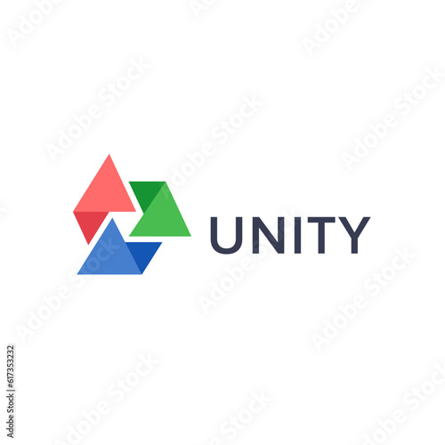 Vector logo design template for business. Association, Alliance, Unity. Teamwork.