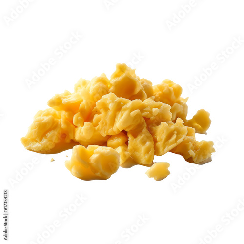 Scrambled Eggs Isolated on Transparent Background Breakfast Food Illustration