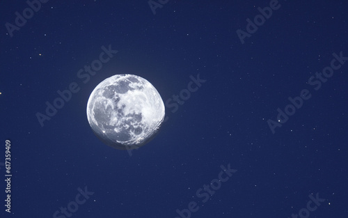 full moon over the sky