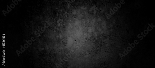 Black wall texture rough background dark concrete floor or old grunge background with black. High Resolution on Gray Cement and Concrete texture. Dark grey black slate background