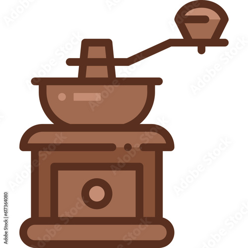 coffee grinder two tone icon