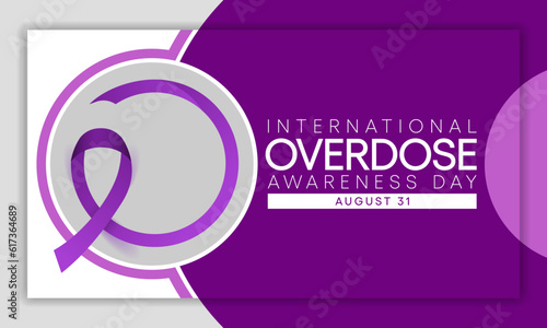 Overdose awareness day is observed every year on August 31, This event is a powerful way to join together to remember those who lost their lives to overdose. Vector illustration