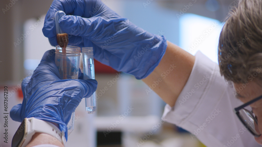 DNA laboratory old school extraction DNA laboratory old school extraction
