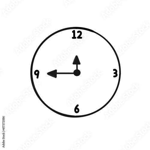 clock isolated on white Free Download clock isolated on white - GFXLoad