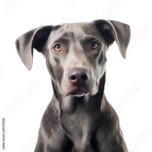 gray dog