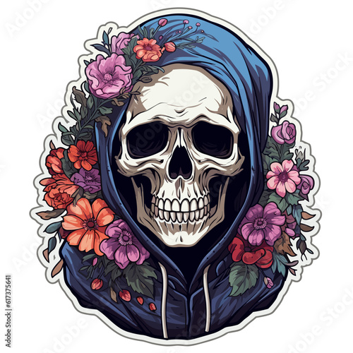 Skull in Bloom