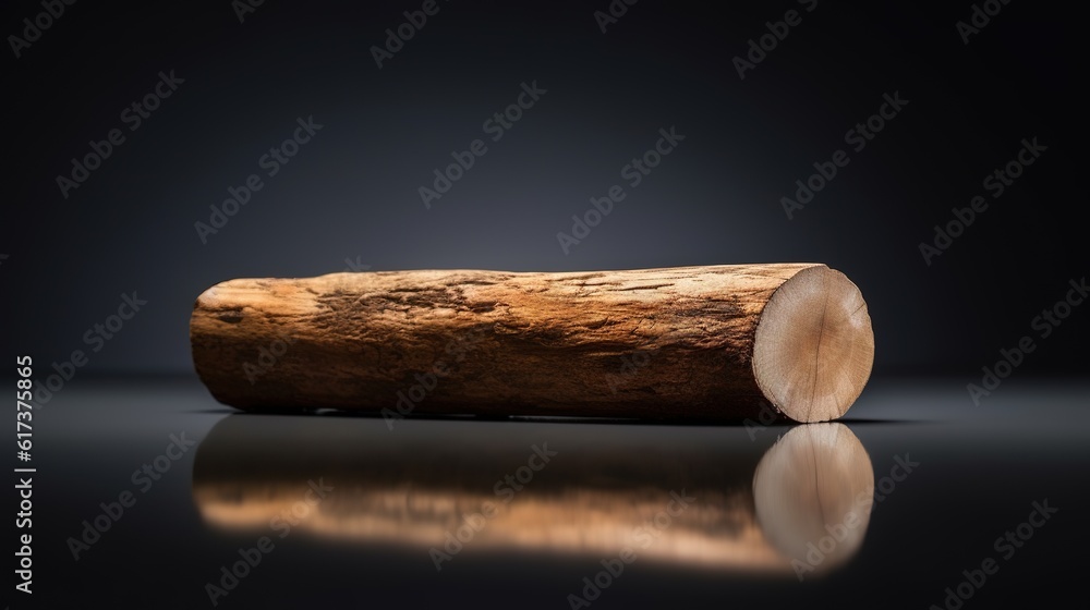 Wooden desk of drink bar and free space for your decoration generative ai Wooden desk of drink bar and free space for your decoration generative ai