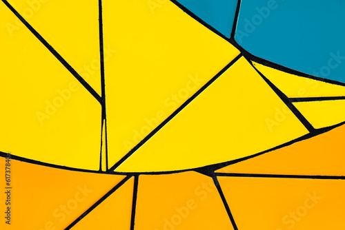 Abstract colorful background . Divided surface in colors