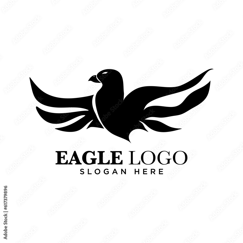 Fototapeta premium Eagle logo design vector, vector illustration, company logo