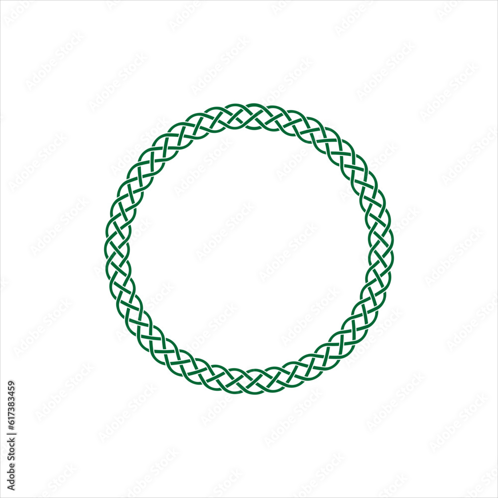 Linear border abstract circle knot Band celtic scotland vector Linear border abstract circle knot Band celtic scotland vector