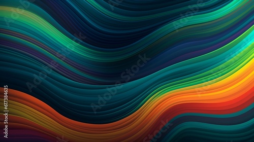 abstract colorful background with lines, generative AI 