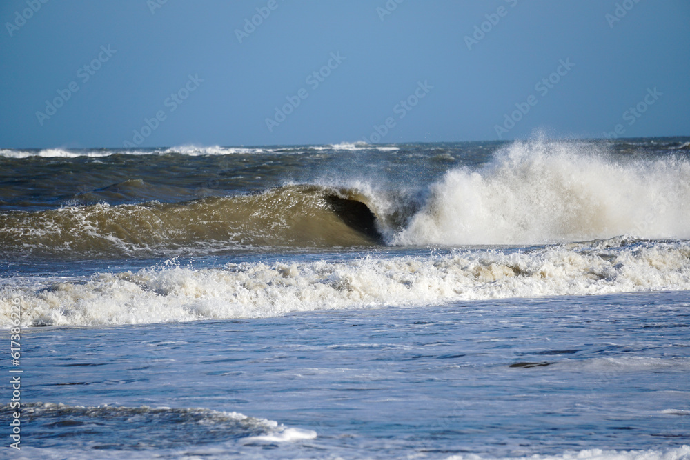 Naklejka premium Welle Nordsee Baltrum