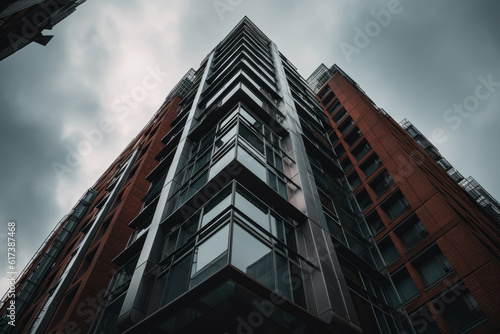  Low Angle Photo Of High Rise Building, Generative AI