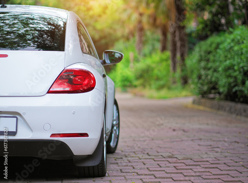 Car on road.