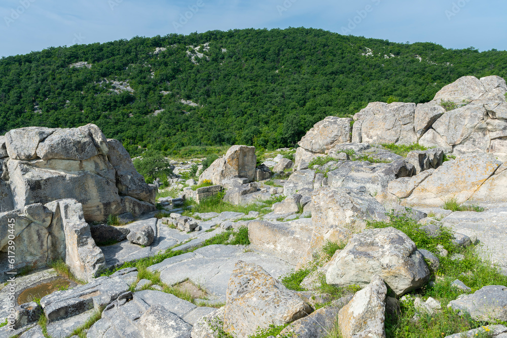 Ruins of the ancient Thracian city of Perperikon