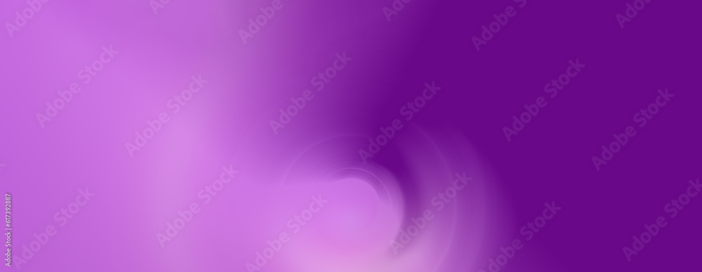 Obraz premium Lilac-purple gradient background with a round in the middle for music projects. Wind banner and copy space