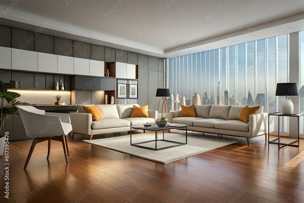 Fototapeta premium modern living room