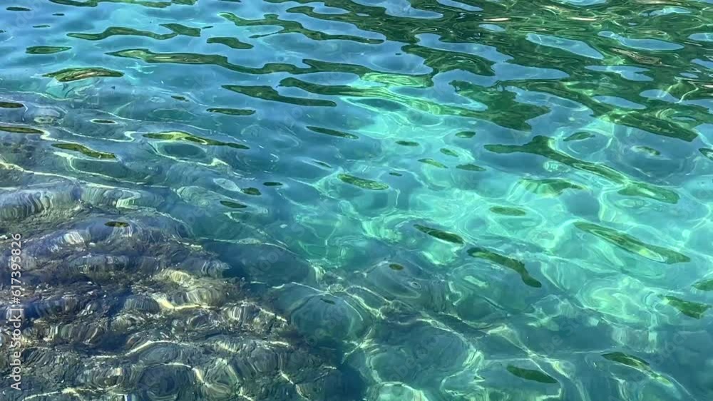 Sea water blue turquoise waves crystal clear beautiful seascape. Sea water blue turquoise waves crystal clear beautiful seascape.