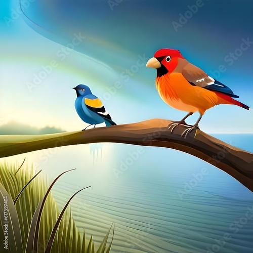 cartoon birds for any visual design vector and photo 08